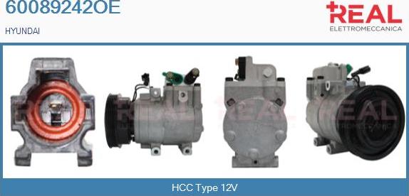 REAL 60089242OE - Compresseur, climatisation droxauto.com