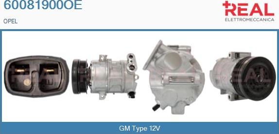 REAL 60081900OE - Compresseur, climatisation droxauto.com