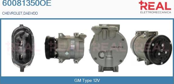 REAL 60081350OE - Compresseur, climatisation droxauto.com