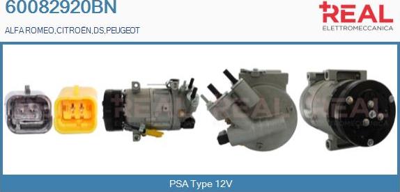 REAL 60082920BN - Compresseur, climatisation droxauto.com