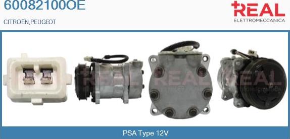 REAL 60082100OE - Compresseur, climatisation droxauto.com