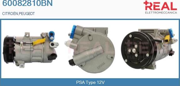 REAL 60082810BN - Compresseur, climatisation droxauto.com