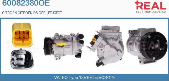 REAL 60082380OE - Compresseur, climatisation droxauto.com