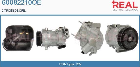 REAL 60082210OE - Compresseur, climatisation droxauto.com