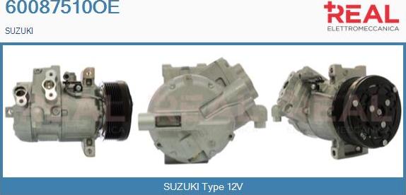 REAL 60087510OE - Compresseur, climatisation droxauto.com