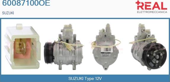 REAL 60087100OE - Compresseur, climatisation droxauto.com