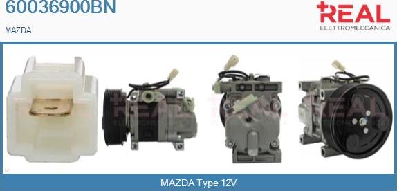REAL 60036900BN - Compresseur, climatisation droxauto.com