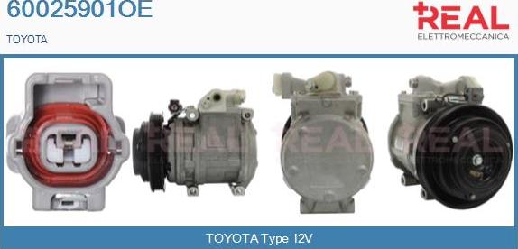 REAL 60025901OE - Compresseur, climatisation droxauto.com