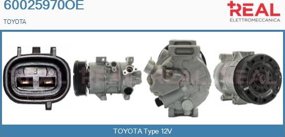 REAL 60025970OE - Compresseur, climatisation droxauto.com