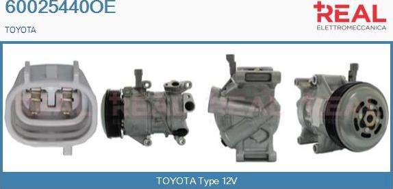 REAL 60025440OE - Compresseur, climatisation droxauto.com