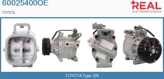 REAL 60025400OE - Compresseur, climatisation droxauto.com