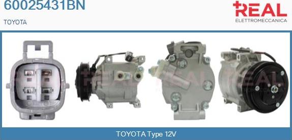 REAL 60025431BN - Compresseur, climatisation droxauto.com