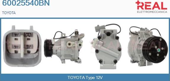 REAL 60025540BN - Compresseur, climatisation droxauto.com