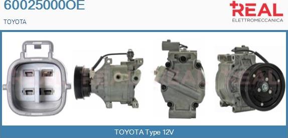 REAL 60025000OE - Compresseur, climatisation droxauto.com