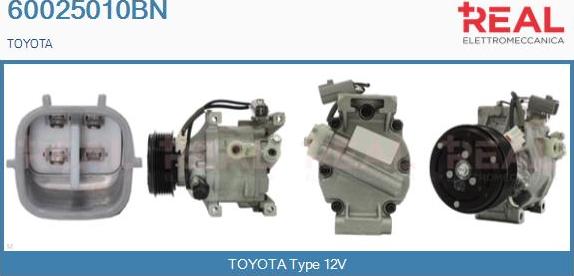 REAL 60025010BN - Compresseur, climatisation droxauto.com