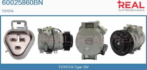 REAL 60025860BN - Compresseur, climatisation droxauto.com