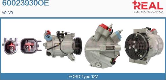 REAL 60023930OE - Compresseur, climatisation droxauto.com