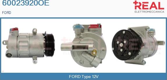 REAL 60023920OE - Compresseur, climatisation droxauto.com
