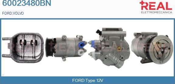 REAL 60023480BN - Compresseur, climatisation droxauto.com