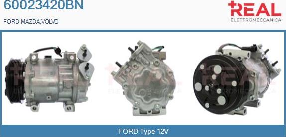 REAL 60023420BN - Compresseur, climatisation droxauto.com
