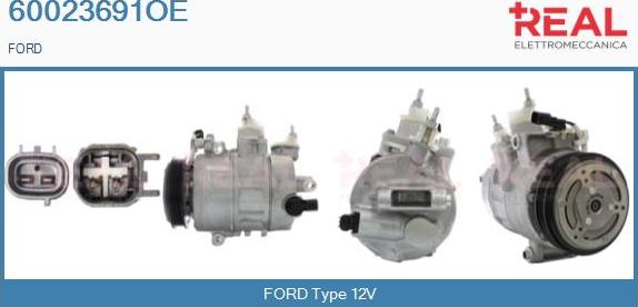 REAL 60023691OE - Compresseur, climatisation droxauto.com