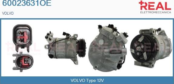 REAL 60023631OE - Compresseur, climatisation droxauto.com