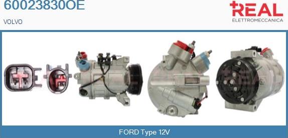 REAL 60023830OE - Compresseur, climatisation droxauto.com