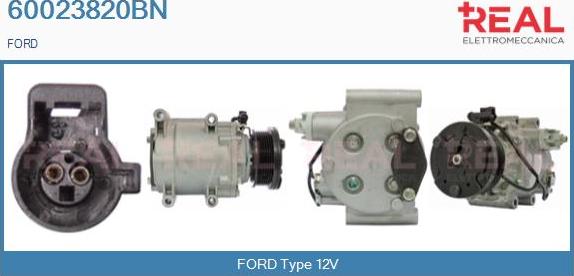 REAL 60023820BN - Compresseur, climatisation droxauto.com