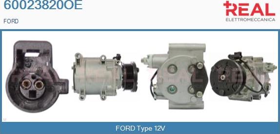 REAL 60023820OE - Compresseur, climatisation droxauto.com