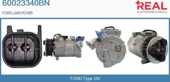 REAL 60023340BN - Compresseur, climatisation droxauto.com