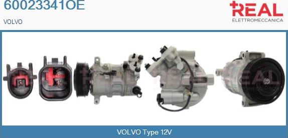 REAL 60023341OE - Compresseur, climatisation droxauto.com