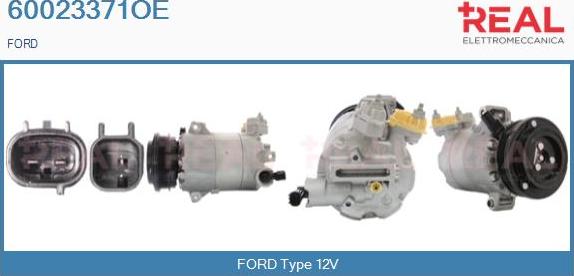 REAL 60023371OE - Compresseur, climatisation droxauto.com