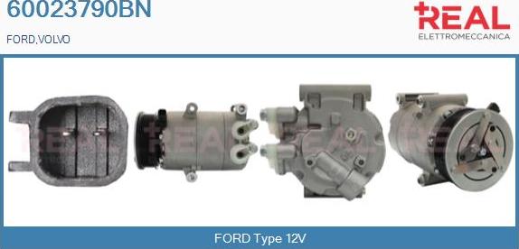 REAL 60023790BN - Compresseur, climatisation droxauto.com