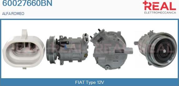 REAL 60027660BN - Compresseur, climatisation droxauto.com