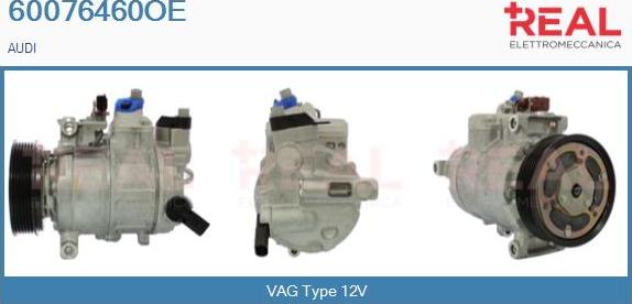 REAL 60076460OE - Compresseur, climatisation droxauto.com