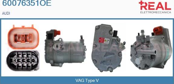 REAL 60076351OE - Compresseur, climatisation droxauto.com