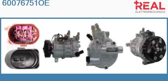 REAL 60076751OE - Compresseur, climatisation droxauto.com
