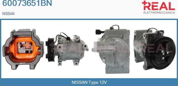 REAL 60073651BN - Compresseur, climatisation droxauto.com