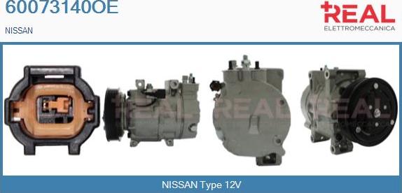REAL 60073140OE - Compresseur, climatisation droxauto.com