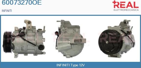 REAL 60073270OE - Compresseur, climatisation droxauto.com
