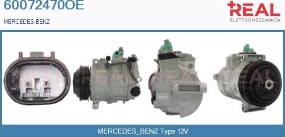 REAL 60072470OE - Compresseur, climatisation droxauto.com