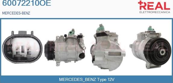 REAL 60072210OE - Compresseur, climatisation droxauto.com