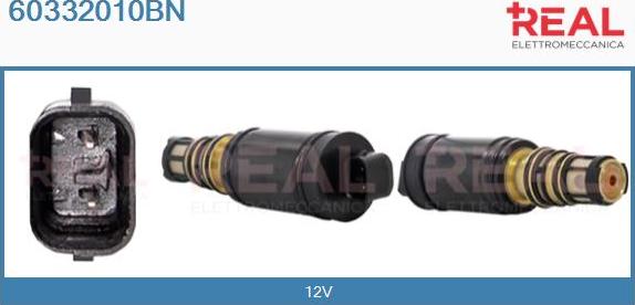 REAL 60332010BN - Valve de réglage, compresseur droxauto.com