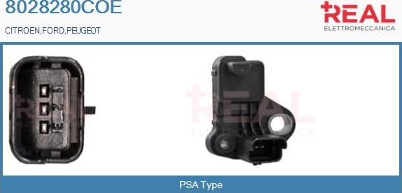 REAL 8028280COE - Capteur d'angle, vilebrequin droxauto.com