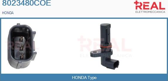 REAL 8023480COE - Capteur d'angle, vilebrequin droxauto.com