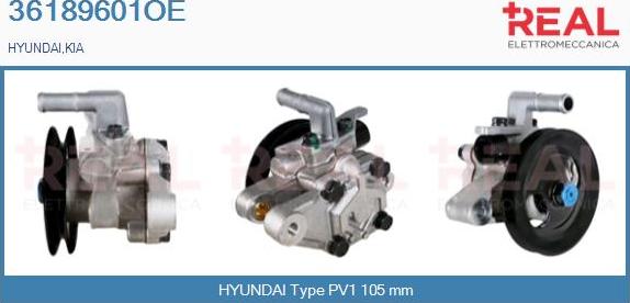 REAL 36189601OE - Pompe hydraulique, direction droxauto.com