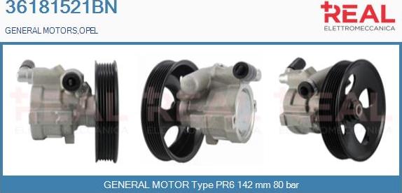 REAL 36181521BN - Pompe hydraulique, direction droxauto.com