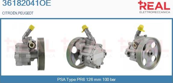 REAL 36182041OE - Pompe hydraulique, direction droxauto.com
