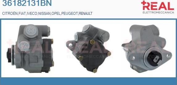 REAL 36182131BN - Pompe hydraulique, direction droxauto.com
