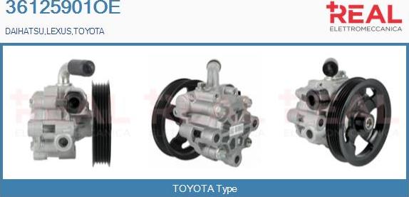 REAL 36125901OE - Pompe hydraulique, direction droxauto.com